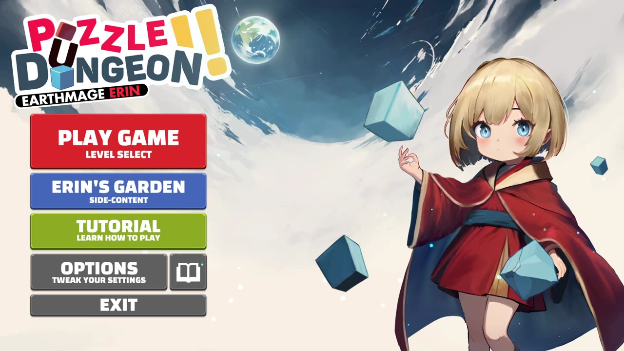 Puzzle Dungeon!! Earthmage Erin - SAVE THE GOATS!