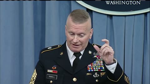 Senior Top Enlisted Leaders Brief Reporters