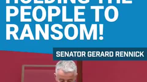 AUSTRALIAN SENATOR SPEAKS OUT