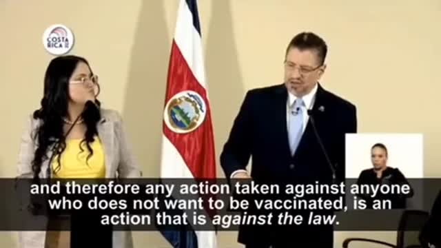 Costa Rica drops mandates