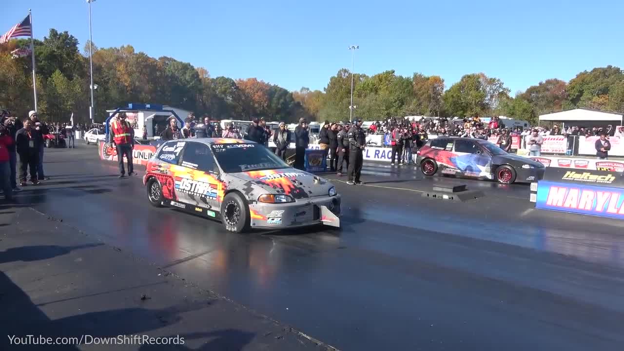 FASTEST HONDA'S IN THE WORLD! // World Cup Finals 2019 - Import vs Domestic 1/4 Mile Racing