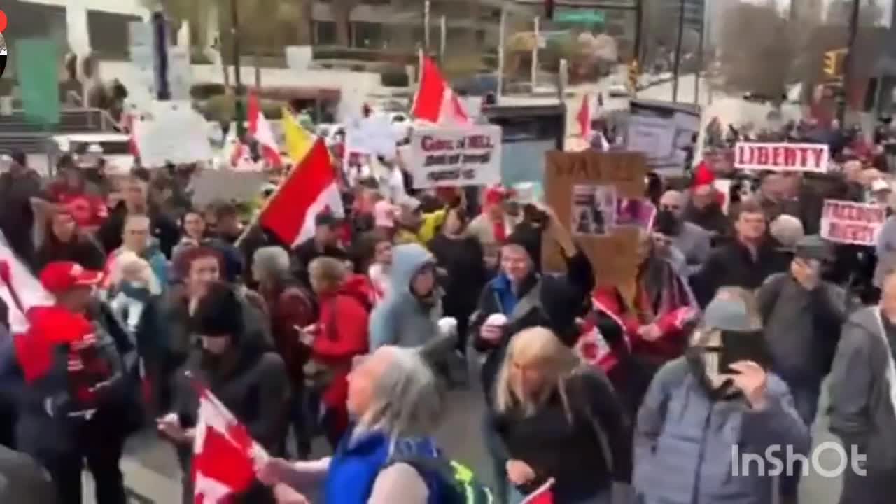 ARREST BILL GATES PROTEST AT TED TALKS IN VANCOUVER BC April, 10, 2022 (WHY WONT THE MEDIA TALK ABOUT IT?)