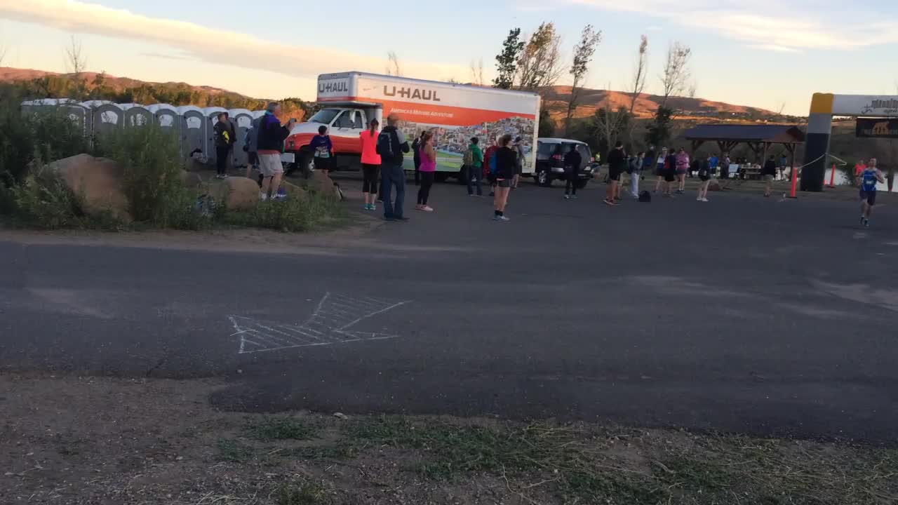 2015 Bear Chase Trail Race Half Marathon Finish