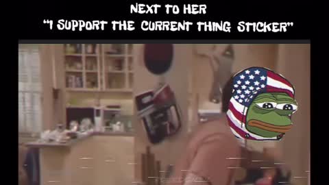 She supports the current thing and can’t cook