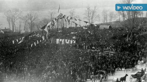 President Benjamin Harrison laid the cornerstone of Grant's Tomb