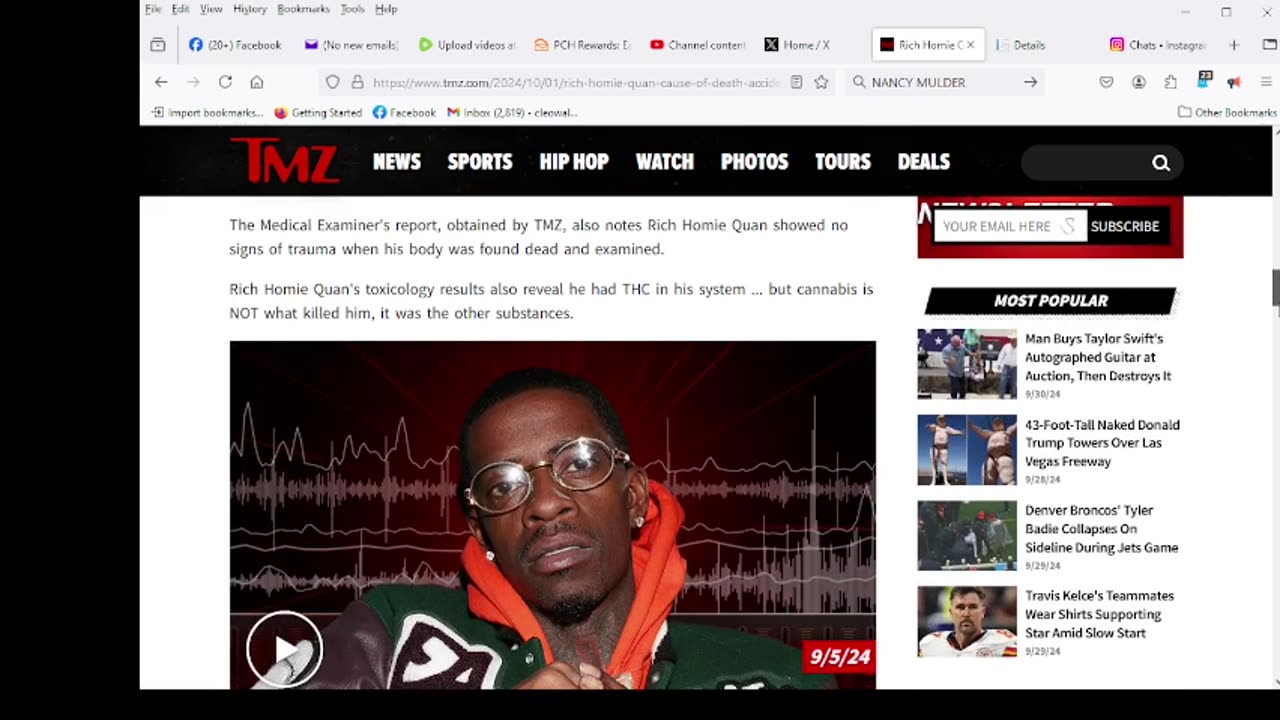 Rich Homie Quan Died From Fentanyl Overdose ... Other Drugs Involved Too
