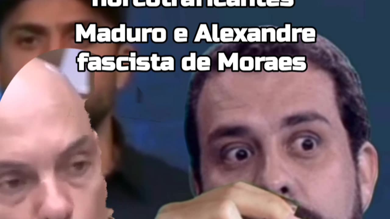 Os Ditadores fascistas norcotraficantes Maduro e Alexandre fascista de Moraes