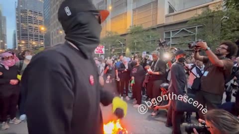 Ben Bergquam Assaulted While Attempting to Rescue American Flag at DNC Convention