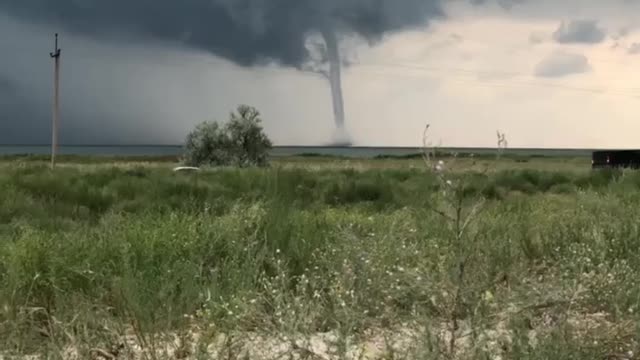 Tornado in Kirillovka Ukraine