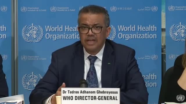 LIAR WHO Director General Tedros: Mortality Rate of COVID Around 3.4%