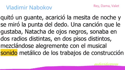 Vladimir Nabokov - Rey, Dama, Valet 1/3