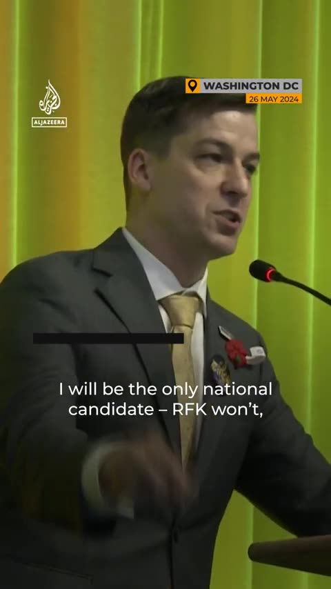 [2024-05-27] ‘End the genocide’ says US Libertarian presidential candidate Chase Oliver