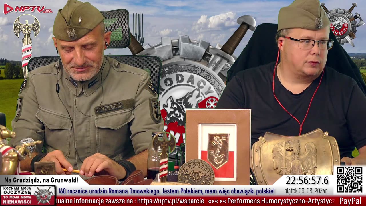 Na Grudziądz, na Grunwald z Dmowskim Pt. 9.08.2024r. W. Olszański, M. Osadowski Rodacy Kamraci