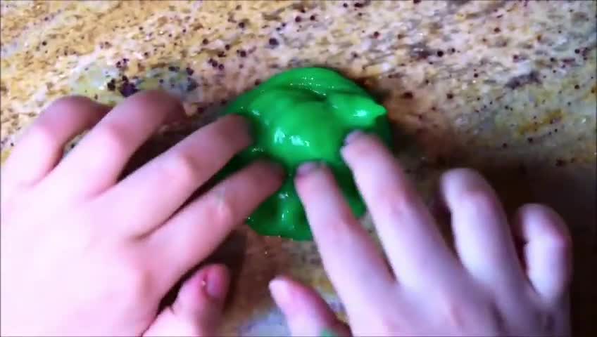 Make slime in one minute !! With just few ingredients