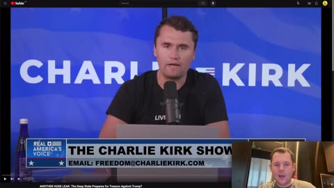 the deep state is CONSPIRING AGAINST TRUMP?! Watching Charlie Kirk