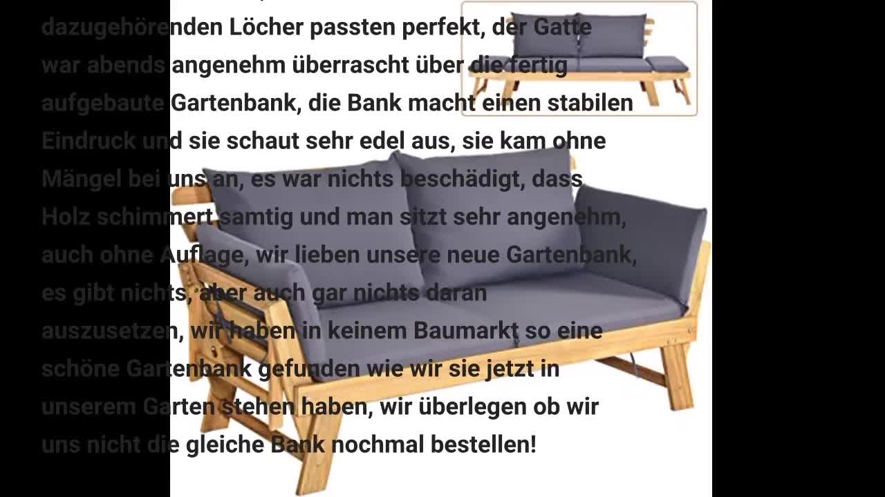 SAM 3-Sitzer Gartenbank Kingsbury, Sitzbank 150 cm, Teakholz massiv, Holzbank für den Balkon