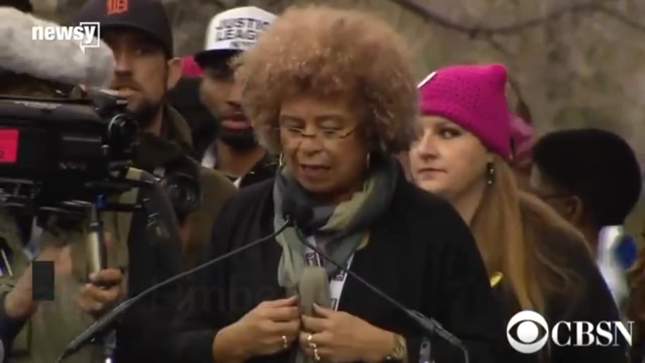 Angela Davis Hard Fall With TRUTH SOCIAL and Rumble
