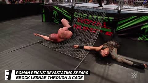 Roman Reigns’ most devastating Spears:updated 2021 videos