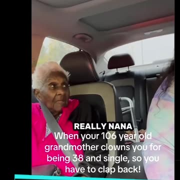 Fresh and Fit: 106 year old Grandmother Spitting Facts!!