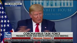 Trump vs Kung Flu reporter