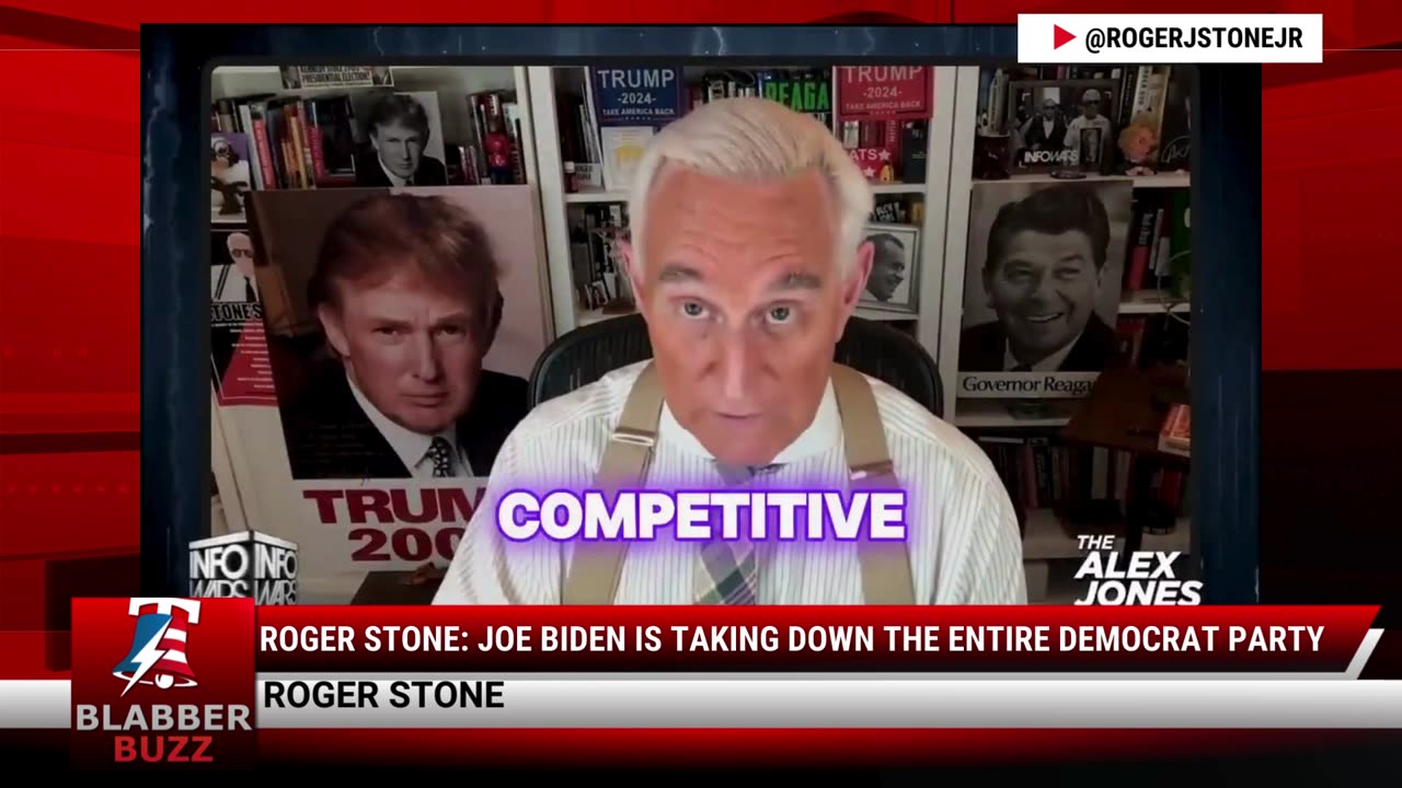 Roger Stone: Joe Biden Is Taking Down The Entire Democrat Party