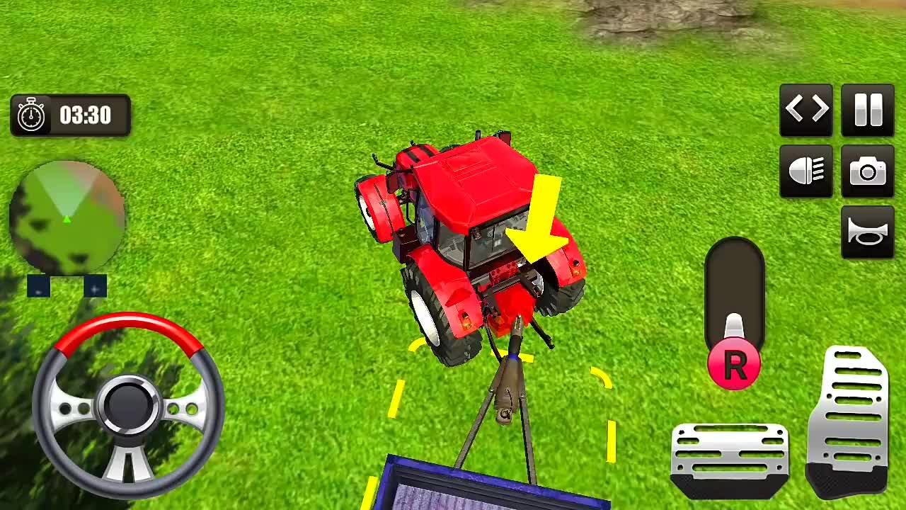 Heavy Tractor Trolley Cargo simulator 3D Truck | Off road tractor | Android 1 Games