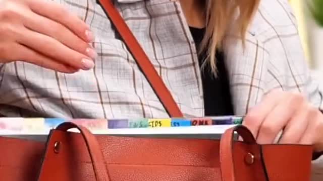 FILE CABINET IN YOUR PURSE HACK!