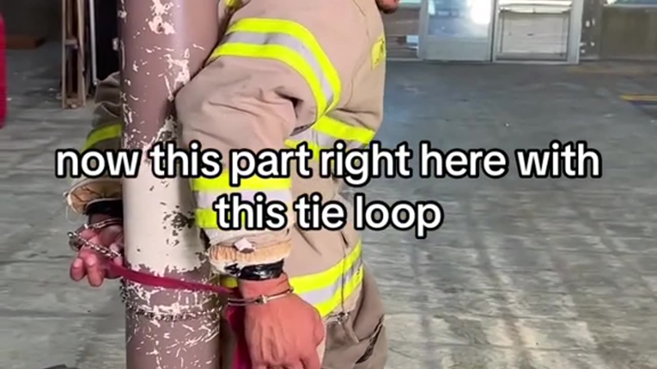 Firefighter shows technique that could save a life!