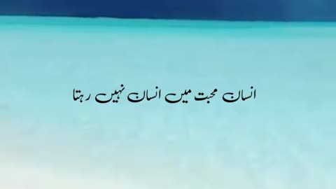 Insan muhabbat main ...... Urdu poetry states shair