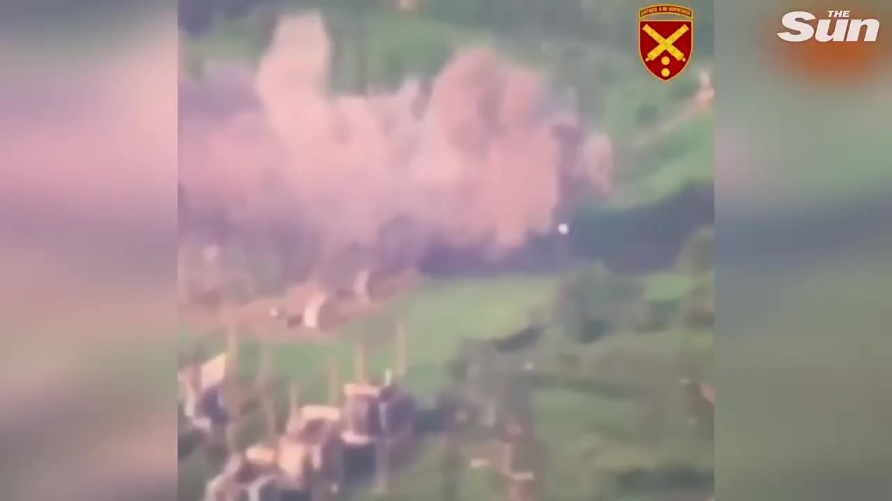 Ukrainian artillery brigade pummels several Russian target