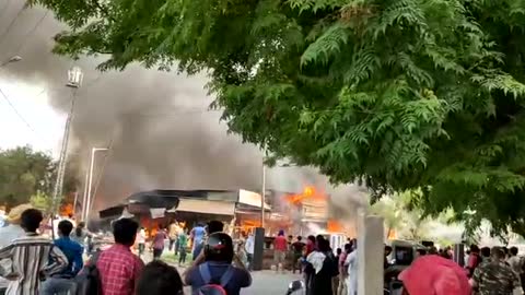 Fire Chandigarh furniture market