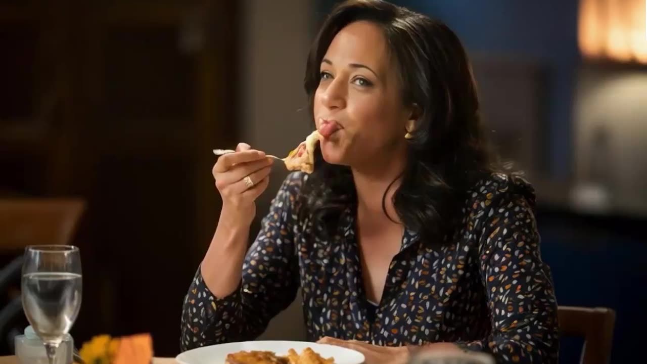 PRESIDENT KAMALA HARRIS EATING