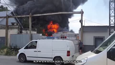 Russian warehouses were destroyed in Kherson near the railway station