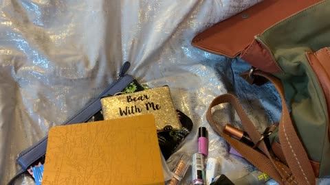 What's in my The Sak Tiburon Crossbody Backpack Shoulder Bag Lots of stuff!