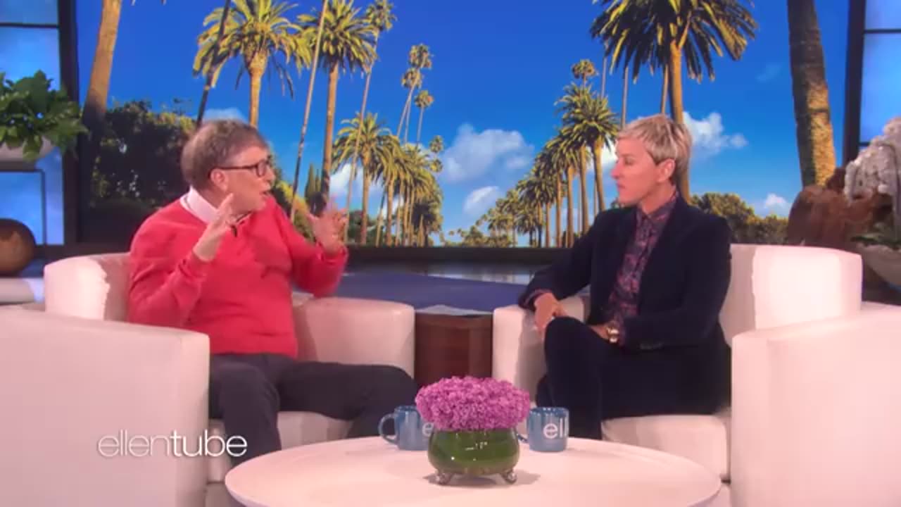 Bill Gates Chats with Ellen First time