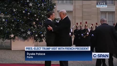 President Donald Trump's Visit With French President Emmanuel Macron