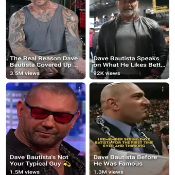 Why do you love Dave Bautista?