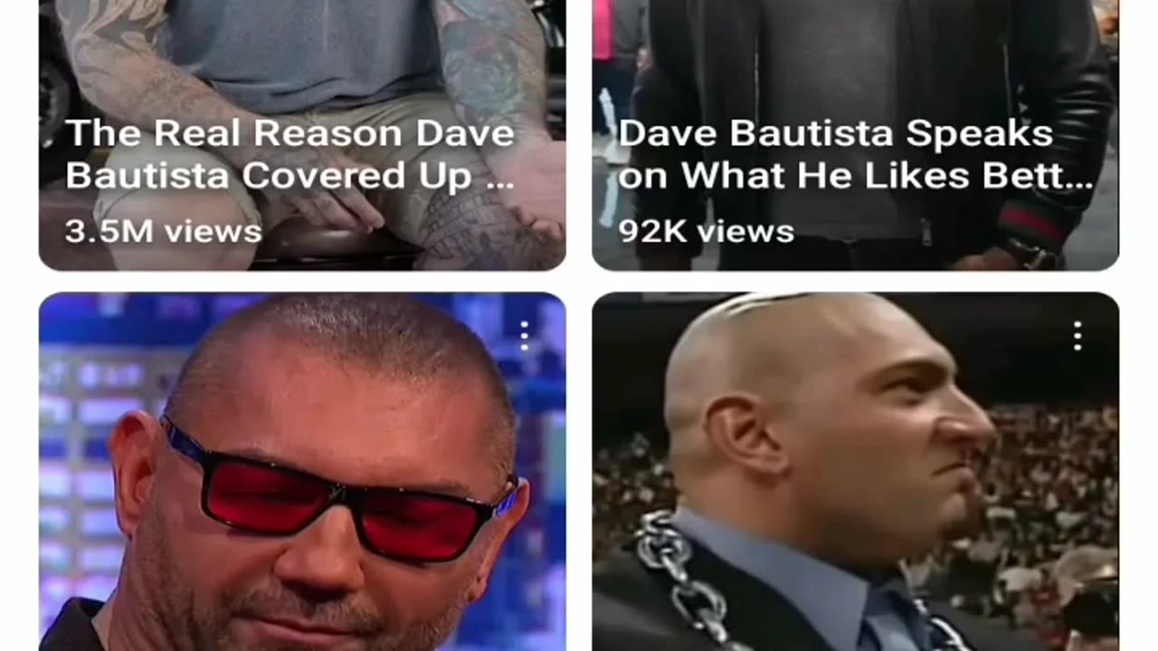 Why do you love Dave Bautista?