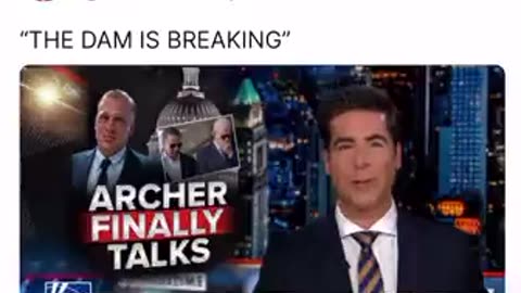 Donald J. Trump posts @JesseBWatters’ segment, “THE DAM IS BREAKING”.