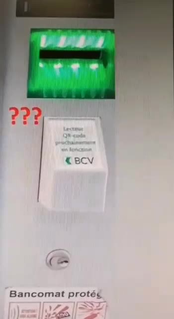 ELVEȚIA - bancomate care cer QR barcode 666