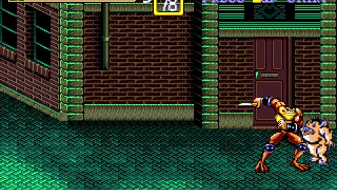 Battletoads Pimple Fights on in Streets of Rage 2 Longplay