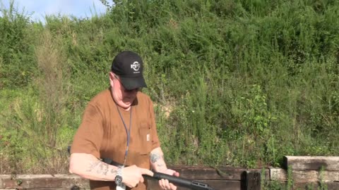 SDS Titan 12ga shotgun 2nd time at range