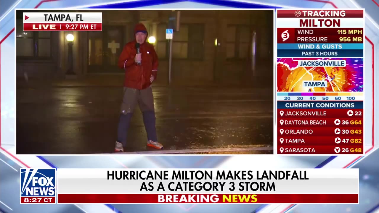 Hurricane Milton makes landfall near Siesta Key, Fla