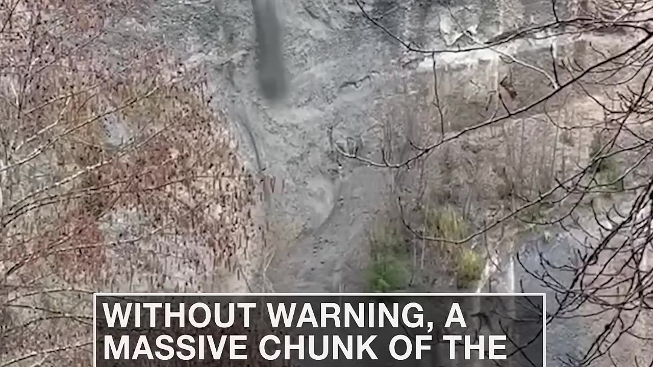 California Cliff Collapses Whilst Couple are Filming & Then Things go Mini Tsunami Flavour!