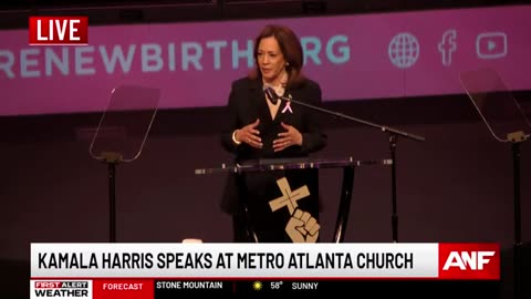 Kamala Harris Speaks at DeKalb County Church Service