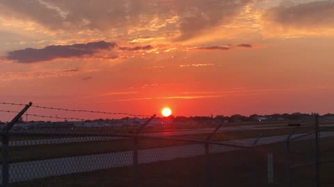 Sunset in Sarasota Airport 2