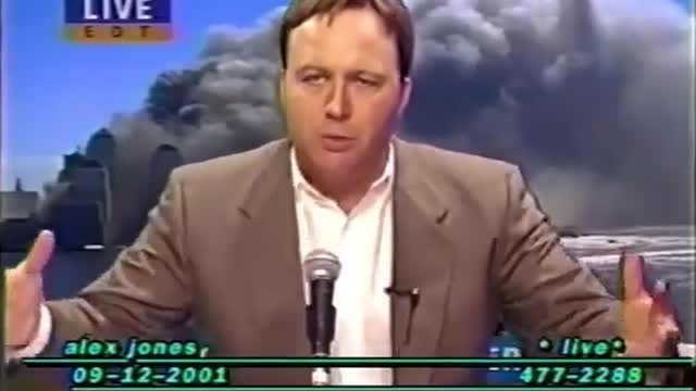 The Alex Jones Show 9-12-2001: Alex Jones Hits Israel With Both Barrels