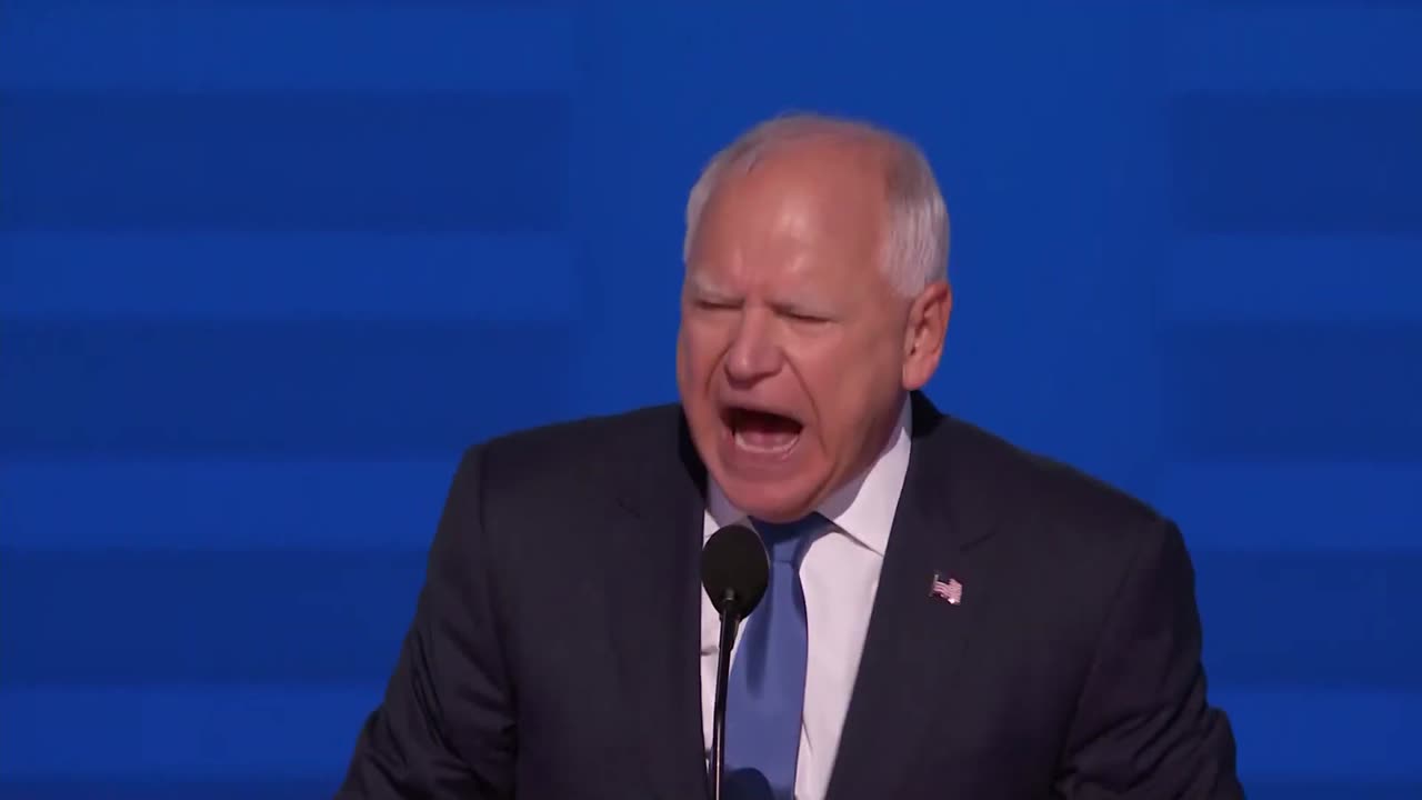 Tim Walz' full speech at 2024 DNC - August 21, 2024