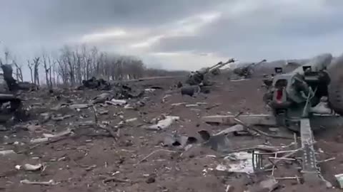 Complete destruction as a Russian artillery unit was wiped off by Ukrainian forces near Mykolaiv