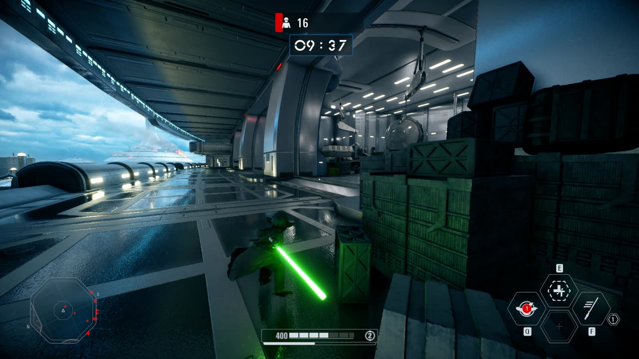 SWBF2 2017: Arcade Onslaught Yoda Kamino Gameplay